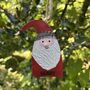 Personalised Metal Snowman Christmas Hanging Decoration, thumbnail 3 of 3