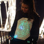 Unisex Interactive Glow In The Dark Sweatshirt, thumbnail 3 of 4