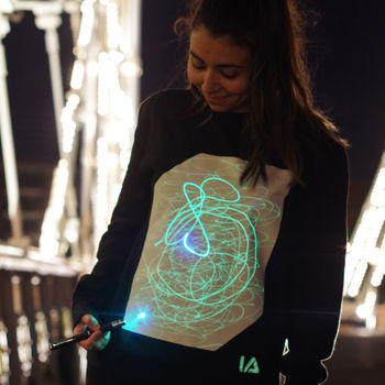 Unisex Interactive Glow In The Dark Sweatshirt, 3 of 4