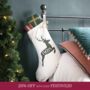 Personalised Reindeer Name Christmas Stocking, thumbnail 1 of 3
