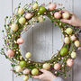Spring Pastel Easter Eggs Wreath, thumbnail 1 of 6