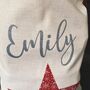 Personalised Linen Christmas Sack, thumbnail 3 of 4