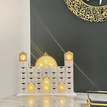 Ramadan Mosque Calendar And Cream Chocolates 30pk, 3 of 8