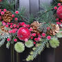 Extra Large Candied Apple Christmas Door Wreath, thumbnail 5 of 5