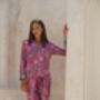 Pink Silk Blend Pyjama Set, thumbnail 4 of 9