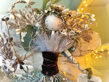 Enchanted Christmas Woodland Berry Fairy Treetopper, 2 of 12