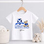 Personalised Scotland World Cup Baby Outfit, thumbnail 2 of 9
