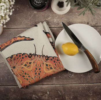 Crab Tea Towel | 100% Cotton | Made In England, 2 of 8