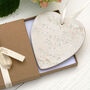 Maid Of Honour Thank You Ceramic Hanging Heart, thumbnail 2 of 4