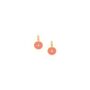 Simple Hooks Orange Earrings, thumbnail 2 of 3
