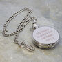 Personalised Silver Plated Dual Side Pocket Watch, thumbnail 9 of 9