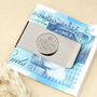 60th Birthday 1964 Sixpence Coin Money Clip, thumbnail 2 of 9