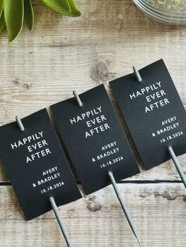 Wedding Favour Sparkler Tags Personalised Set Of 10, 2 of 7