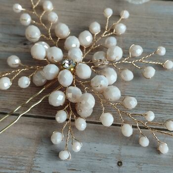 Handmade Crystal Bridal Hair Pin, 4 of 10