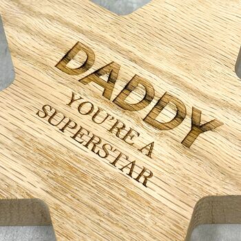 Personalised Wooden Star, 5 of 7