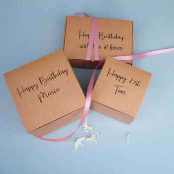 Brown Card Personalised Gift Boxes, 2 of 4