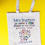 Personalised Growing Minds Teacher Bag, thumbnail 5 of 9