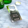 Personalised Best Man Or Groomsman Silver Bottle Opener, thumbnail 1 of 5