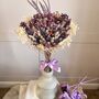 Purple Dried Flower Bridesmaid Bouquet, thumbnail 4 of 6