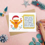 Personalised Gingerbread Man Christmas Scratch Card, thumbnail 4 of 10