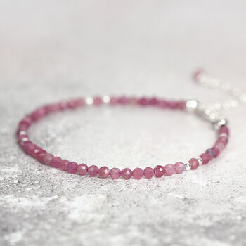 Pink Tourmaline Bracelet, 2 of 12