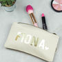 Personalised Name With Heart Make Up Bag, thumbnail 8 of 12