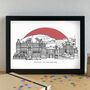 Weymouth Skyline Art Print Unframed, thumbnail 3 of 6