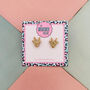Small Reindeer Christmas Studs *More Colours Available*, thumbnail 1 of 10