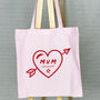 Mum Heart And Arrow Tote Bag, thumbnail 1 of 5