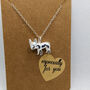 Solid Sterling Silver French Bulldog Necklace, thumbnail 3 of 3