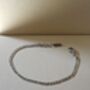 Silver 3mm Figaro Chain Bracelet Adjustable Gift, thumbnail 3 of 5