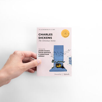 Charles Dickens Christmas Stories Audiobook Card Christmas Gift, 8 of 10