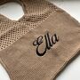 Personalised Embroidered Crotchet Net Shoulder Tote Bag, thumbnail 3 of 3