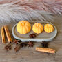 Pumpkin Spice Scented Candles In Halloween Orange Set, thumbnail 1 of 8