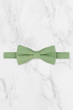 Handmade 100% Cotton Suede Tie In Green, 8 of 8