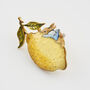 Fable England X Peter Rabbit Lemon Brooch, thumbnail 3 of 7