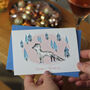 Set Of Vintage Style Arctic Fox Christmas Cards, thumbnail 4 of 4