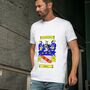 Personalised T Shirt With Large Coat Of Arms, thumbnail 5 of 10