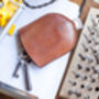 Hand Made Leather Key Pouch Case, thumbnail 1 of 4