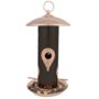 Copper And Black Metal Bird Feeder, thumbnail 4 of 4