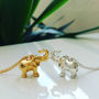 Personalised Elephant Necklace, thumbnail 7 of 11