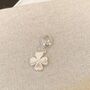 Sterling Silver Four Leaf Clover Charm, thumbnail 3 of 6