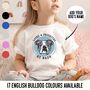 English Bulldog Children T Shirt, thumbnail 1 of 8