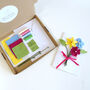 Make Your Own Floral Bouquet Card Kit, thumbnail 1 of 4