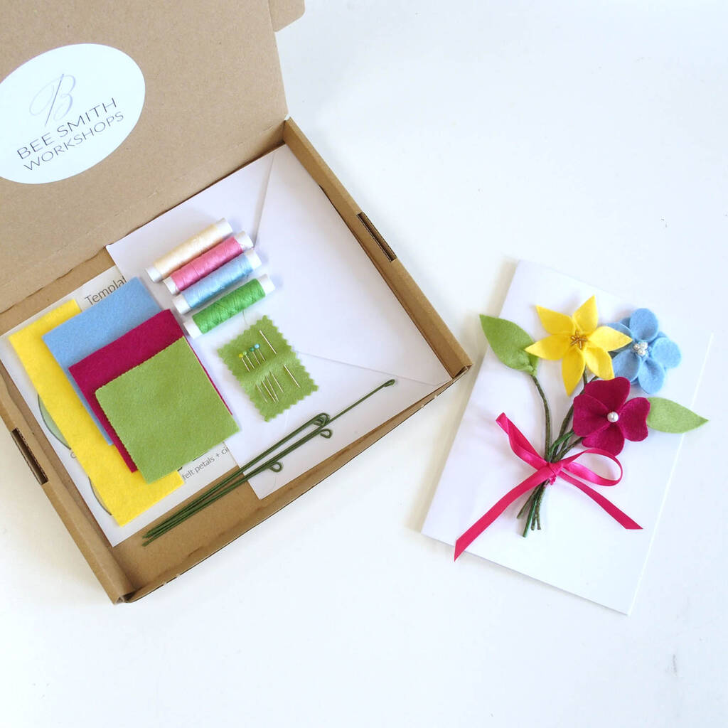 Make Your Own Floral Bouquet Card Kit, 1 of 4