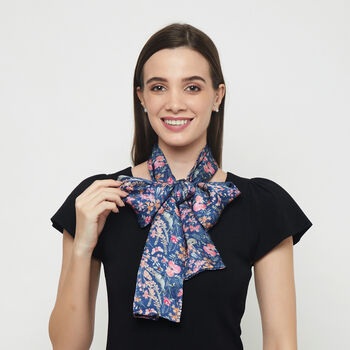 Garden Glimpses Long Double Sided Silk Scarf, 9 of 11