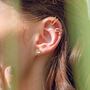 Gold Vermeil Twist Ear Cuff, thumbnail 5 of 5