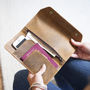 Personalised Leather Travel And Currency Wallet, thumbnail 2 of 12