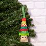 Fir Tree Handmade Christmas Decoration Traditional, thumbnail 1 of 2