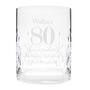 Personalised Big Age Cut Crystal Whisky Tumbler Glass, thumbnail 7 of 7